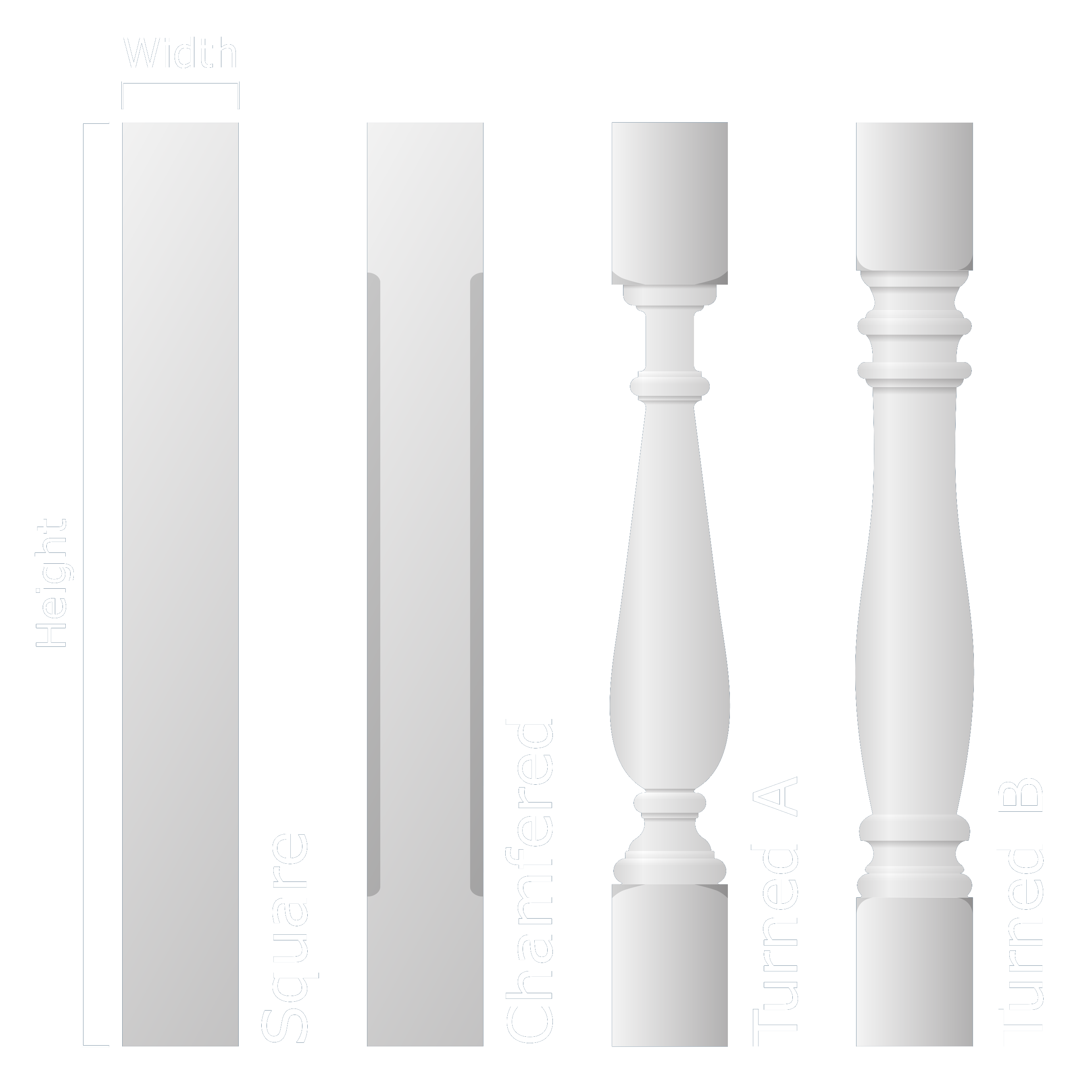 Premium Series - PVC Railing Systems - Porch & Deck Railing Systems ...